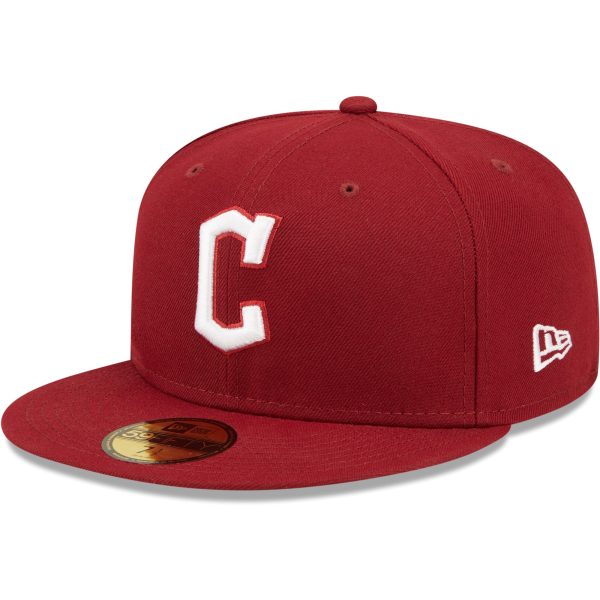 Cleveland Guardians Hats Shop – Shop men8217s cleveland guardians new era cardinal white logo 59fifty fitted hat Collection