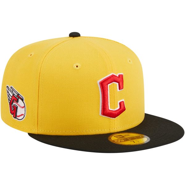 Cleveland Guardians Hats Shop – Shop men8217s cleveland guardians new era yellowblack grilled 59fifty fitted hat Collection