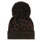 Cleveland Guardians Hats Shop – Shop women8217s cleveland guardians 821747 brown rosette cuffed knit hat with pom Collection