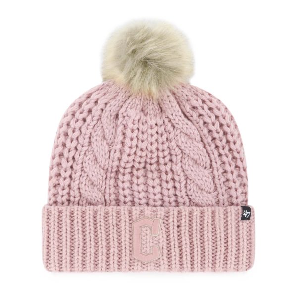 Cleveland Guardians Hats Shop – Shop women8217s cleveland guardians 821747 dusty rose meeko cuffed knit hat with pom Collection